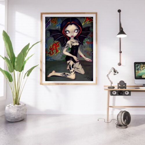 Jasmine Becket Griffith - Bat Tattoos - 60x80cm – Bild 6