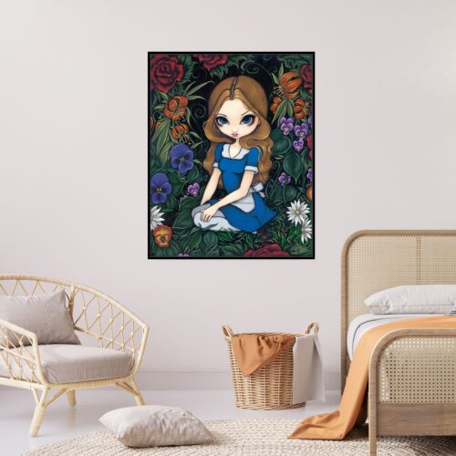 Jasmine Becket Griffith - Alice and the Flowers - 60x75cm – Bild 2