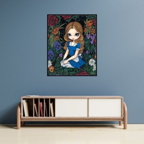 Jasmine Becket Griffith - Alice and the Flowers - 60x75cm – Bild 7