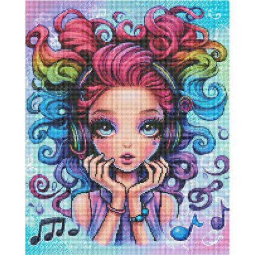 Amaris - Numixie The Power of Music - 40x50cm - Eckige Harzsteine – Bild 2